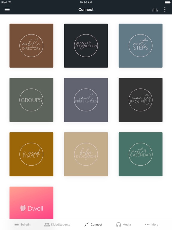 Crosspoint Bible Church iPad screenshot 2 - Education app