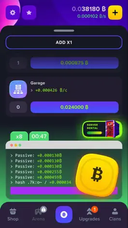 Game screenshot Bitcore: the Crypto idle game hack