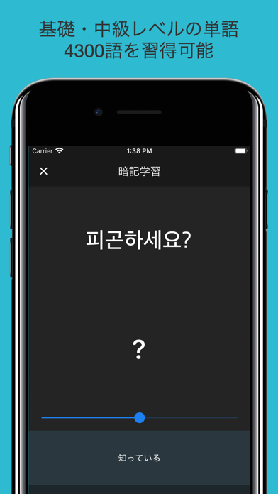 韓国語の基礎 - ハン検・TOPIK対応スクリーンショット
