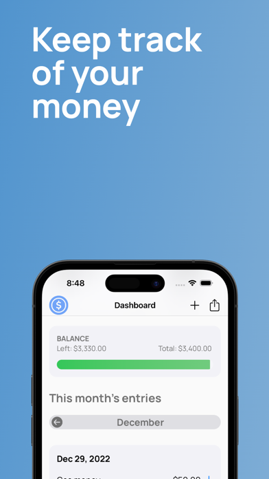 Screenshot #1 pour Finanza: Expense Tracker