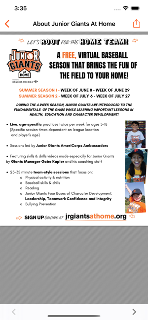 Junior Giants
