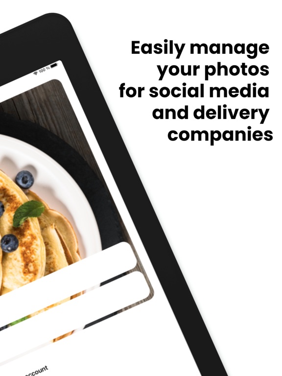 Food App camera & photo editor iPad screenshot 8 - Photo & Video app
