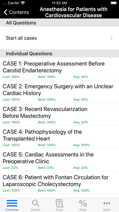 Clinical Anesthesiology Cases Screenshot