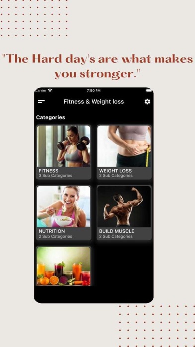 Fitness & Weight Loss Screenshot