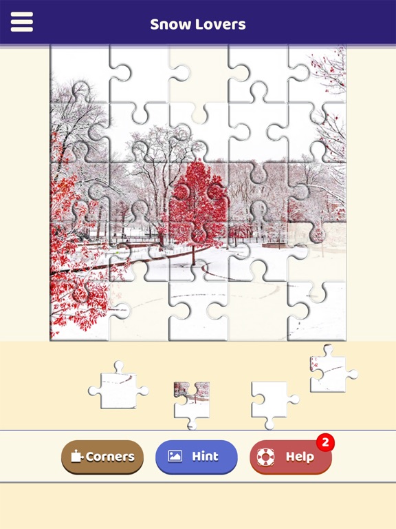 Screenshot #6 pour Snow Lovers Puzzle