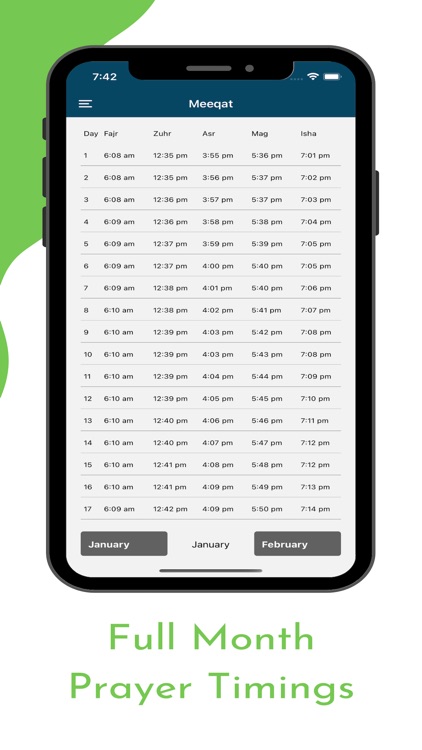JK Meeqat - Prayer timing App