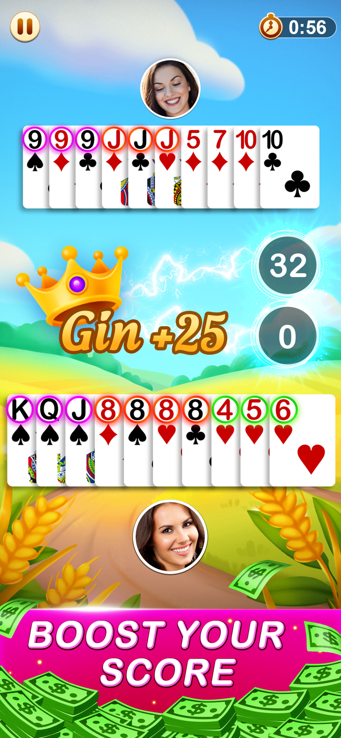 Gin Rummy Win Real Cash