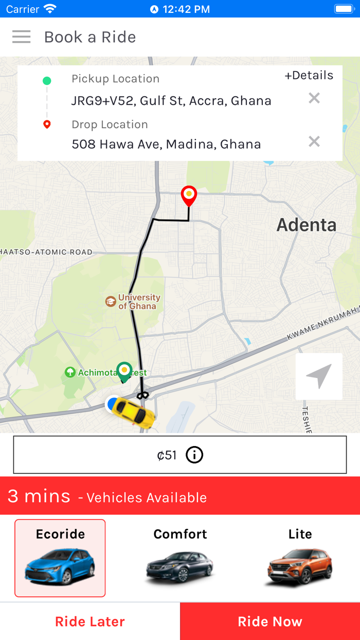 Ecoride App