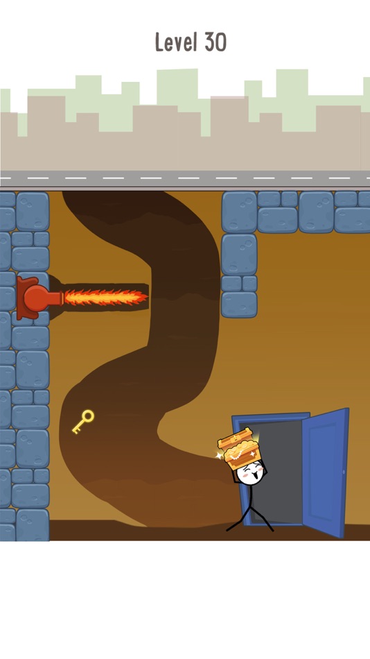 #6. Road Digging Puzzle (iOS) By: Mai Chan
