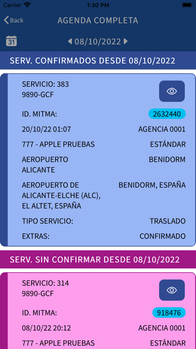 E-VTC Drivers Screenshot