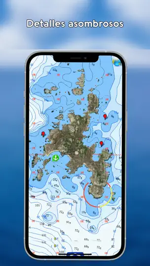 Captura de pantalla de AIS Maps: Marine & Lake Charts en iPhone 6