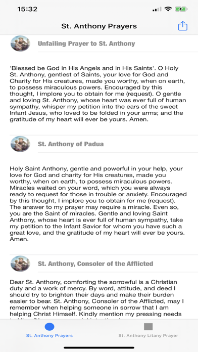 St. Anthony Prayers Screenshot