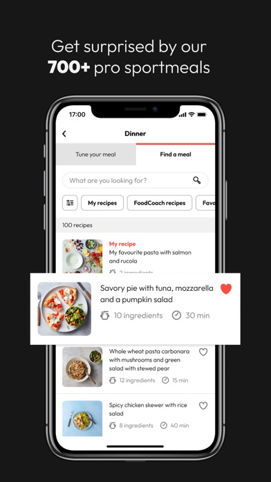 The Athlete's FoodCoach Screenshot