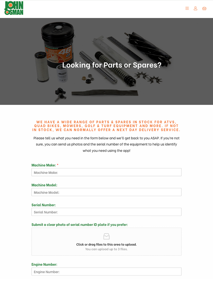 John Osman Parts and Spares