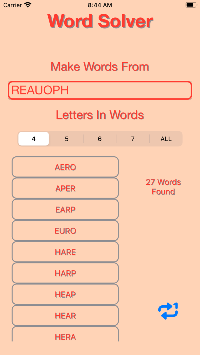 Wordscape Solver