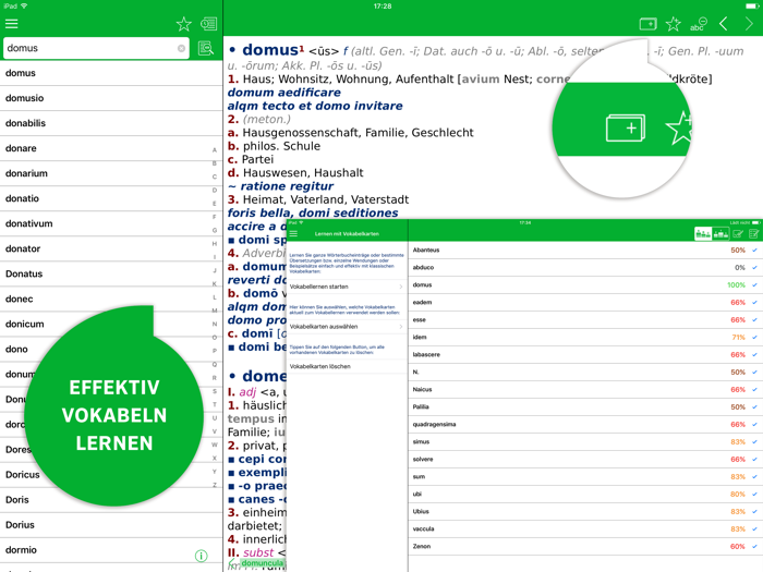Wörterbuch Latein - Deutsch