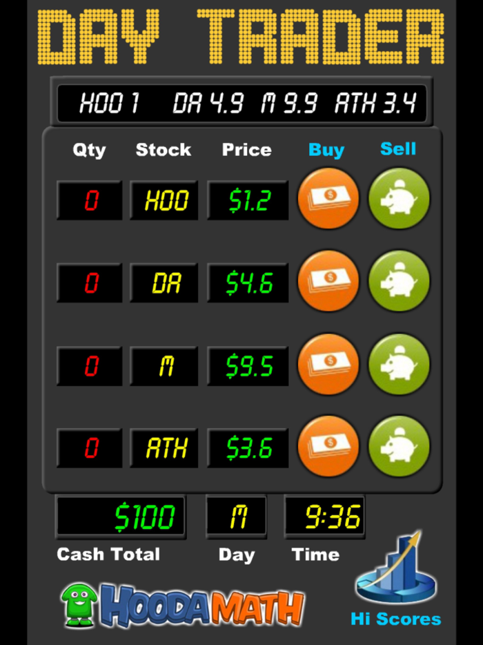 Day Trader Game