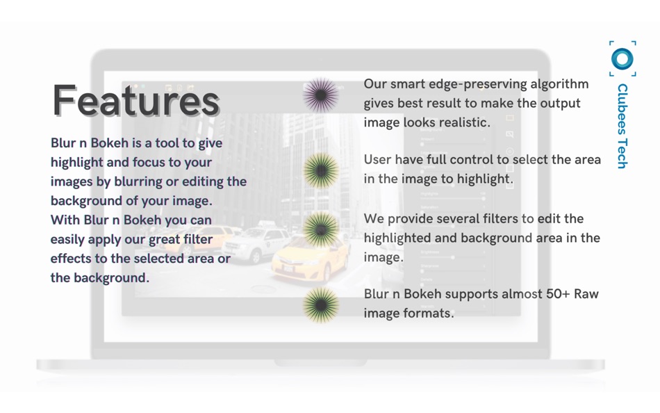 #4. Blur n Bokeh (macOS) 来自: CluBees Tech