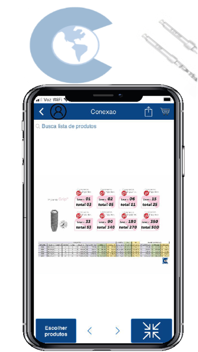 Conexão Digital Implant Screenshot