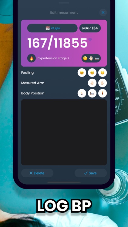 BP Blood Pressure App
