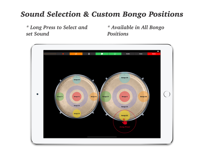 Bongos  - Drum Percussion Pad