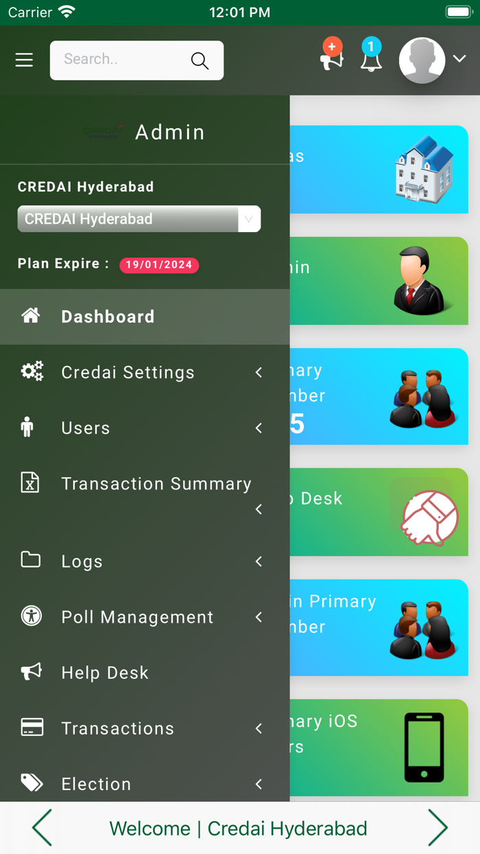 Admin CREDAI Hyderabad