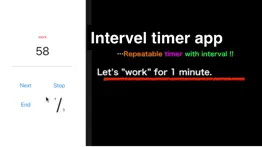 i-timer: interval timer app iphone screenshot 1