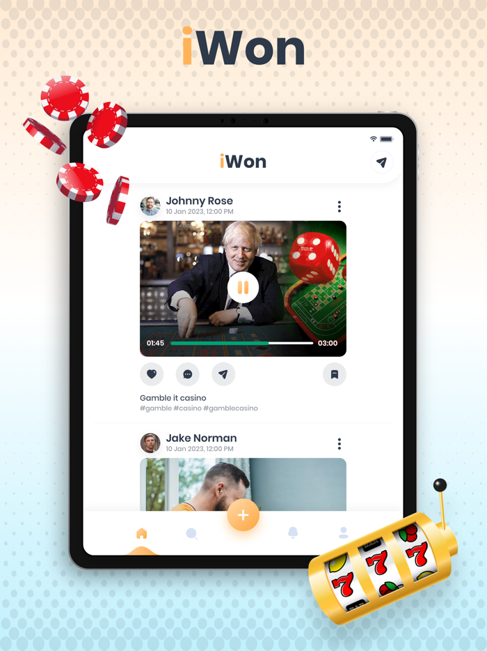 iWon -  Post Wager Winnings