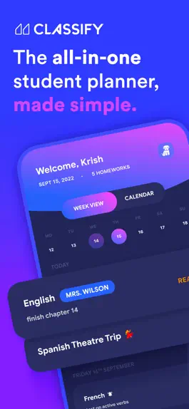 Game screenshot Classify — School Planner mod apk