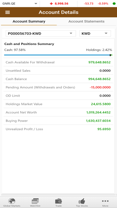 United Securities Co (GTN) Screenshot
