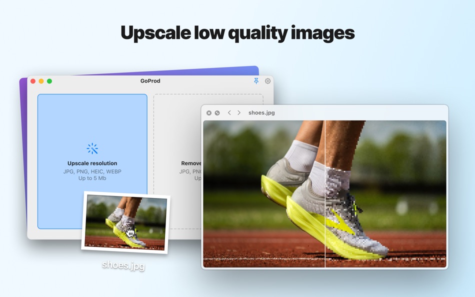 #2. GoProd: Enhance images with AI (macOS) بواسطة: Icons8 LLC