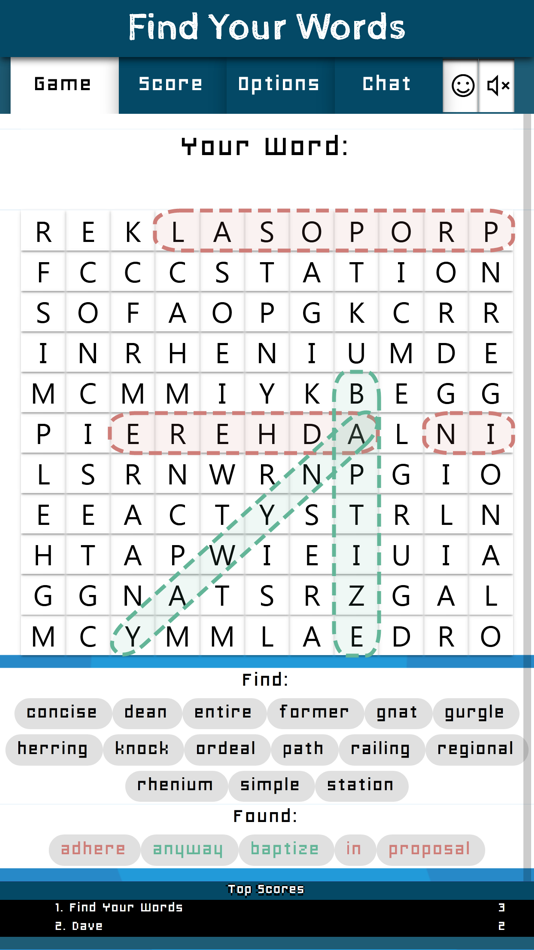 #1. Find Your Words (iOS) 由: Julien Moorrees