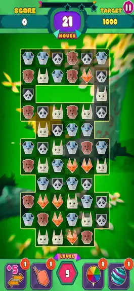 Game screenshot Paper Animal Match 3 Games apk