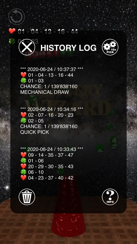 Lottery Wizard 3D screenshot 3 of 10