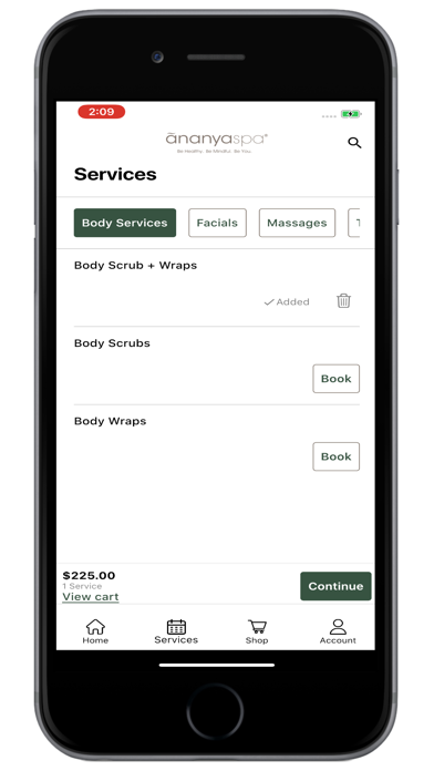 Ananya Spa Screenshot