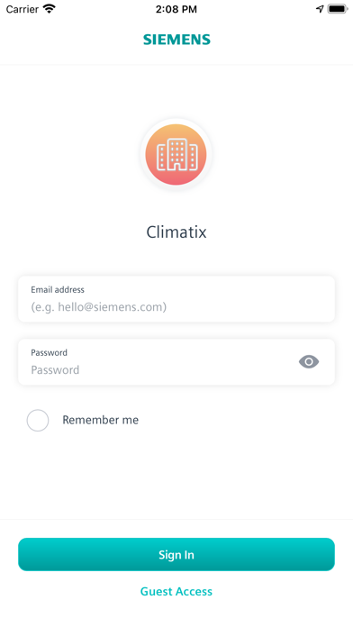 Climatix Screenshot