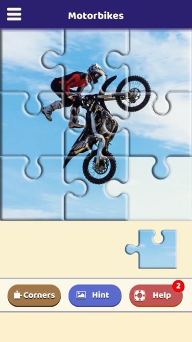 Motorbike Lovers Puzzle Screenshot