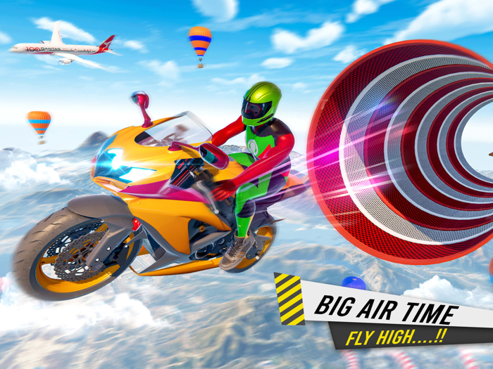 Crazy Bike Stunt Racing Games