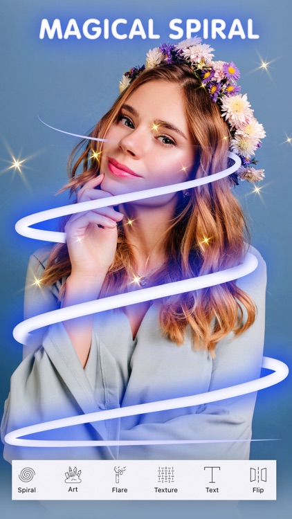 NeonArt Spiral Photo Editor screenshot-4
