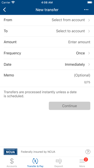 TruEnergy Federal Credit Union Screenshot