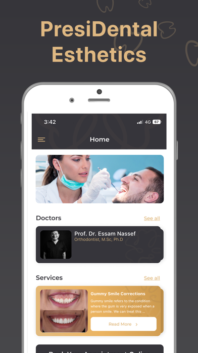 PresiDental Esthetics Clinics Screenshot