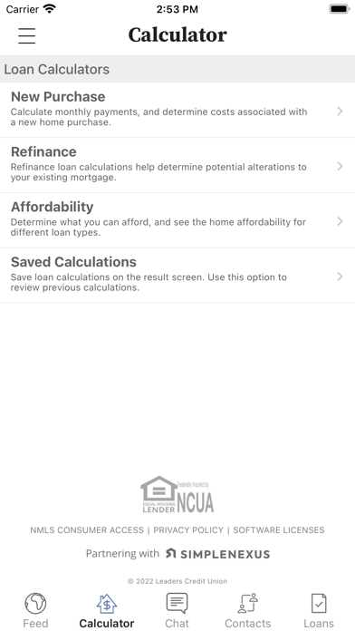 Leaders Home Loan Mobile App Screenshot