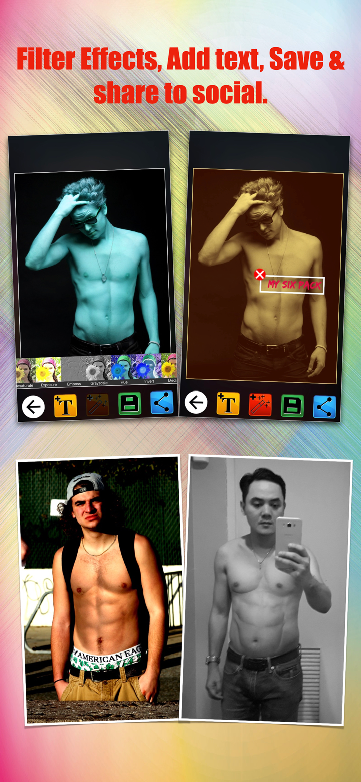 Abs Booth muscle body editor screenshot 4