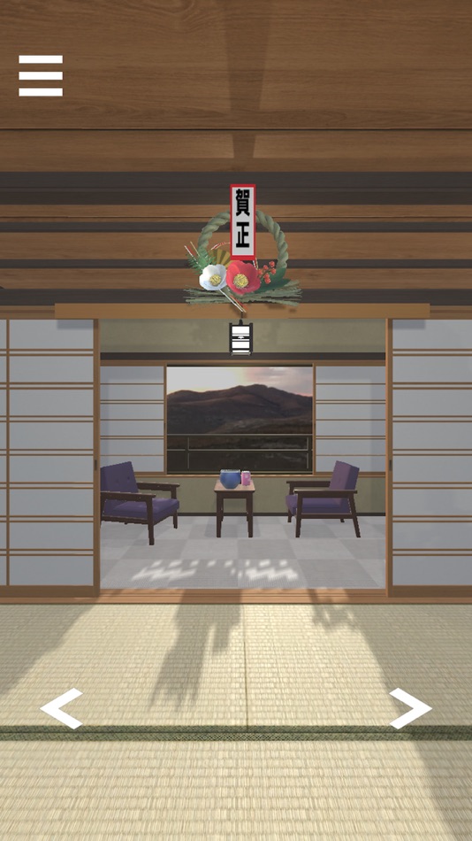 #5. 脱出ゲーム:Escape Rooms 正月の宿からの脱出 (iOS) Bởi: Keisuke Uchida