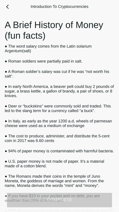 Cryptocurrency Educator Screenshot