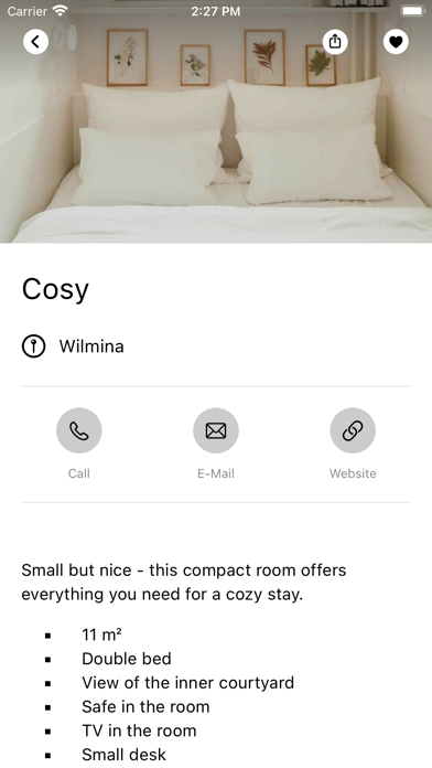 Wilmina Hotel Screenshot