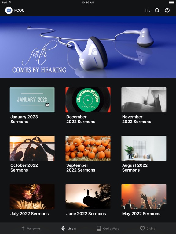 Faith Christian Outreach iPad screenshot 2 - Lifestyle app