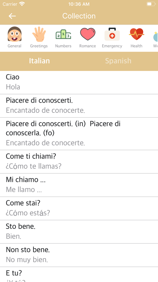 Italian Spanish Dictionary - 1.0 - (iOS)