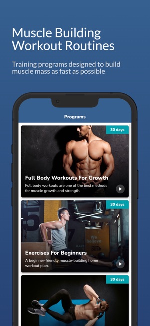 Best home muscle building workout app hot sale