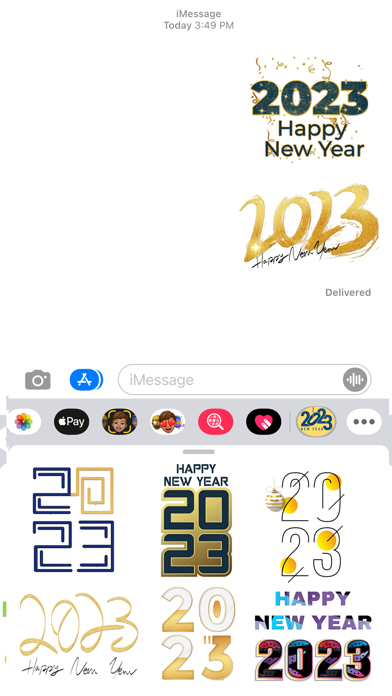 Screenshot #3 pour Good New Year 2023 Stickers